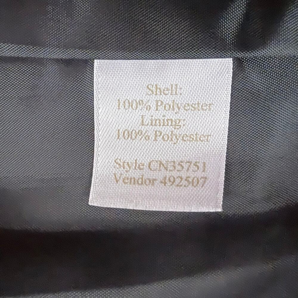 Nordstrom Caslon 2-Pc. Solid Black Polyester Skirt Suit Size 2P - Picture 10 of 11